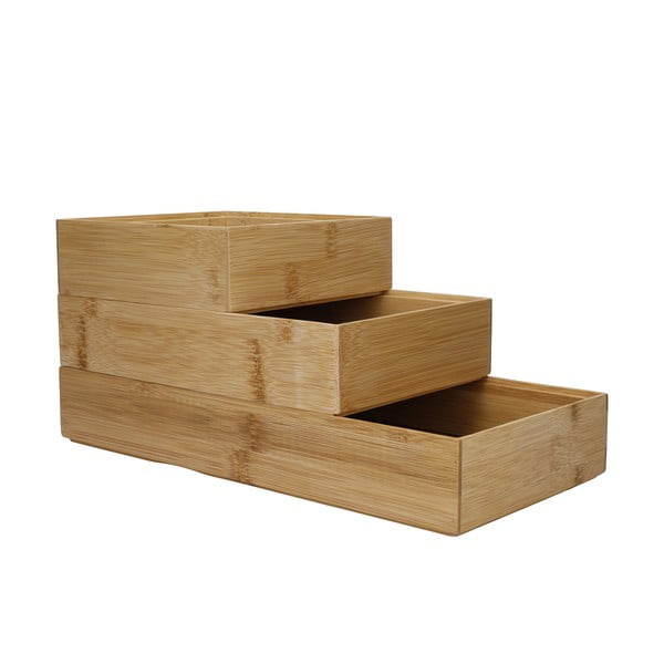 Organizatori ladica od bambusa u setu od 3 kom Copco - Kitchen Craft-image-3