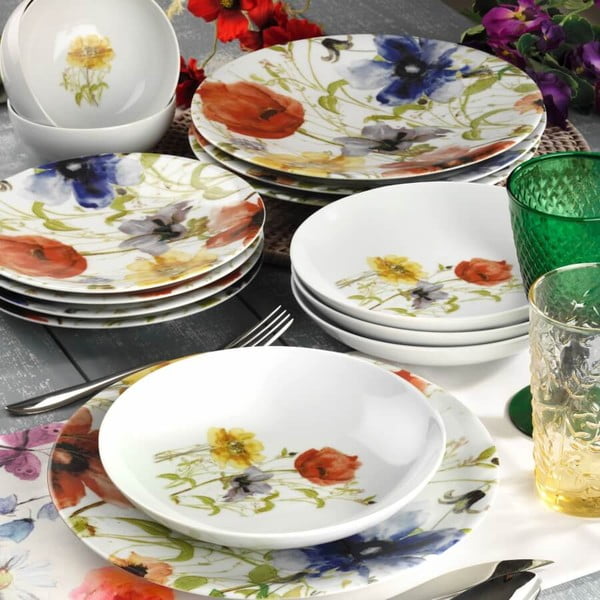 Set od 24 komada porculanskog posuđa Kütahya Porselen Herbejo-image-1