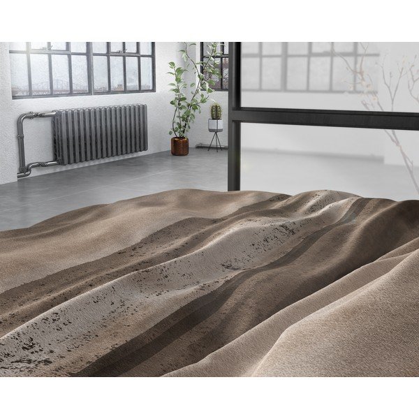 Smeđa flanel posteljina Sleeptime Marcus Taupe, 140 x 220 cm-image-3