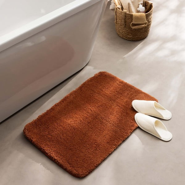 Kupaonska prostirka boja terakote 50x80 cm Mael – douceur d'intérieur-image-1