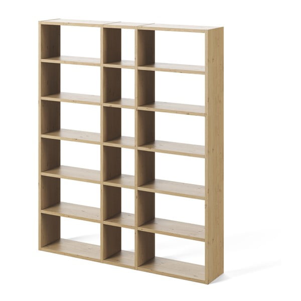 Svijetlo smeđa polica za knjige TemaHome Pombal, visina 224 cm-image-2