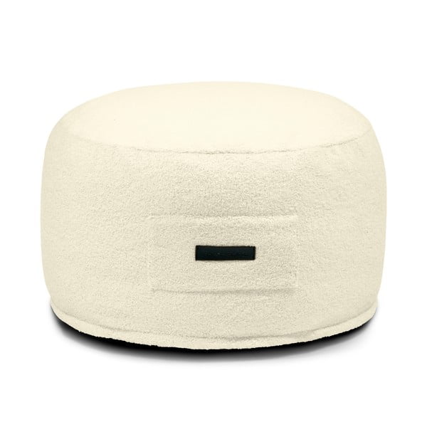Krem tabure od bouclé tkanine Om 60 – SLOWDOWN