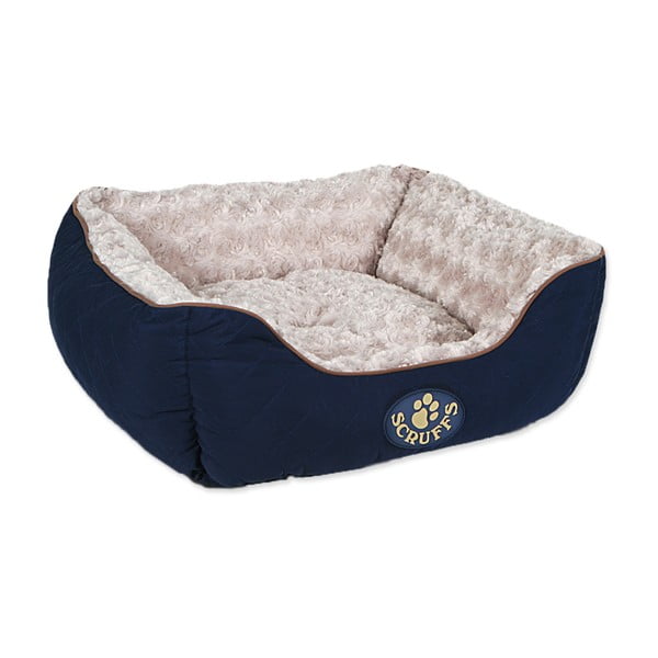 Tamno plavi plišani krevet za pse 40x50 cm Scruffs Wilton – Plaček Pet Products