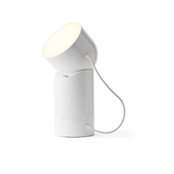 Bijela LED stolna lampa (visina 14 cm) Orbe – Lexon