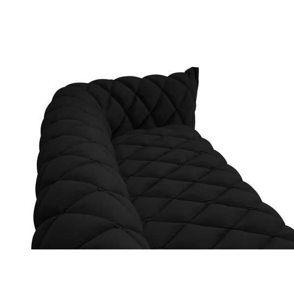 Crna baršunasti sofa 228 cm Flandrin – Interieurs 86-image-4
