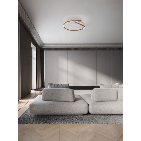 LED stropna svjetiljka aluminijska s mogućnosti zatamnjivanja ružičasto zlatna Tilia – Nova Luce-image-1