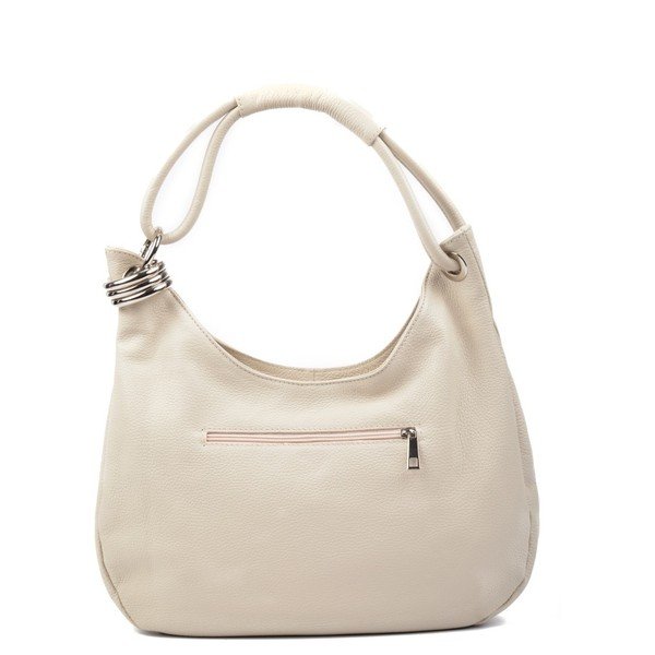 Bež kožna torbica Carla Ferreri Giuliya-image-2