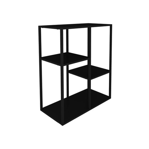 Crni metalni regal Canett Lite, visina 81 cm-image-4