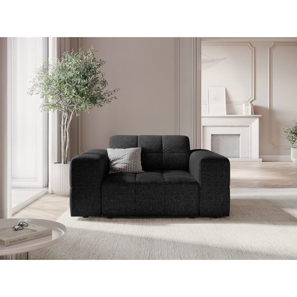 Antracitno siva fotelja Chicago – Cosmopolitan Design-image-1