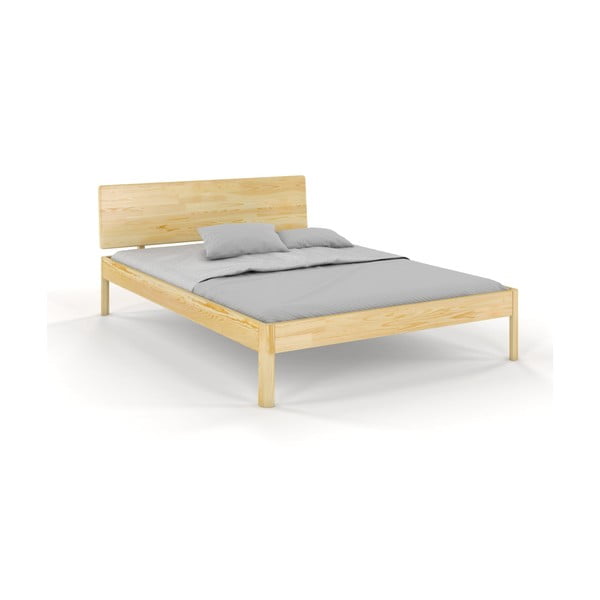 Bračni krevet od borovine 180x200 cm u prirodnoj boji Ammer - Skandica
