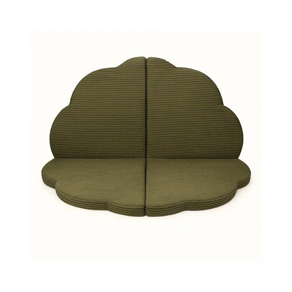 Kaki zelena dječja podloga za igru 160x160 cm – Meowbaby