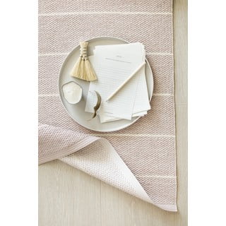 Svijetlo ružičasti unutarnji i vanjski tepih 70x90 cm Carl Pale Rose – Pappelina