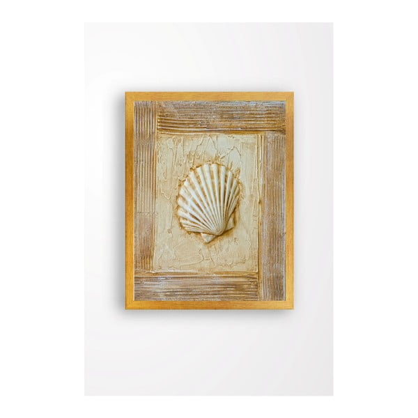 Zidna slika na platnu Tablo Centar Seashell, 29 x 24 cm