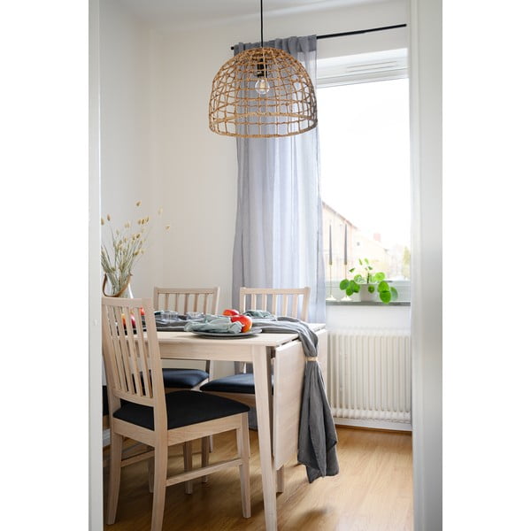 Mat lakirani rasklopivi blagovaonski stol od hrastovine Rowico Mimi, 120 x 80 cm-image-3