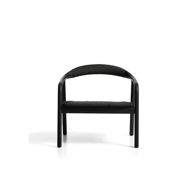 Crna drvena/bez podstave fotelja Derile – Kave Home-image-4