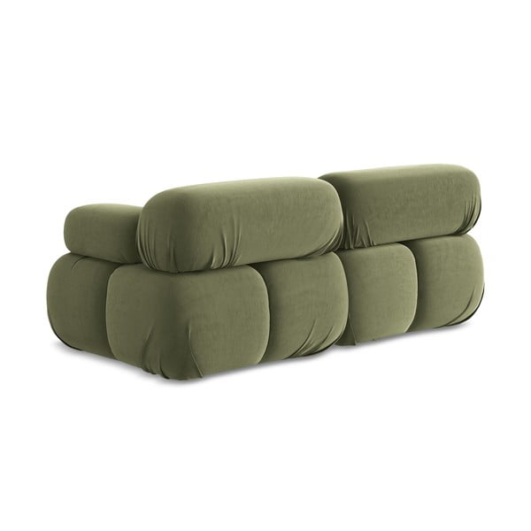 Svijetlo zelena baršunasti sofa 190 cm Lokua – Makamii-image-4