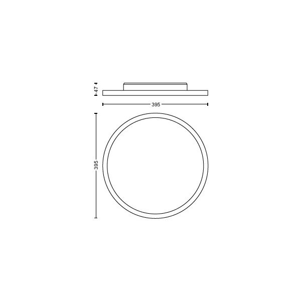 LED stropna svjetiljka 24,5 W Aurelle – Philips Hue-image-2