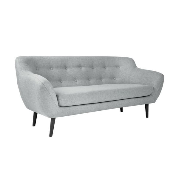 Svijetlo siva sofa Mazzini Sofas Pijemont, 188 cm