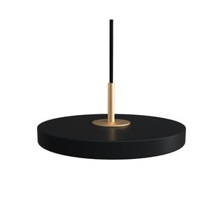 Crna LED viseća svjetiljka s metalnim sjenilom ø 15 cm Asteria Micro – UMAGE