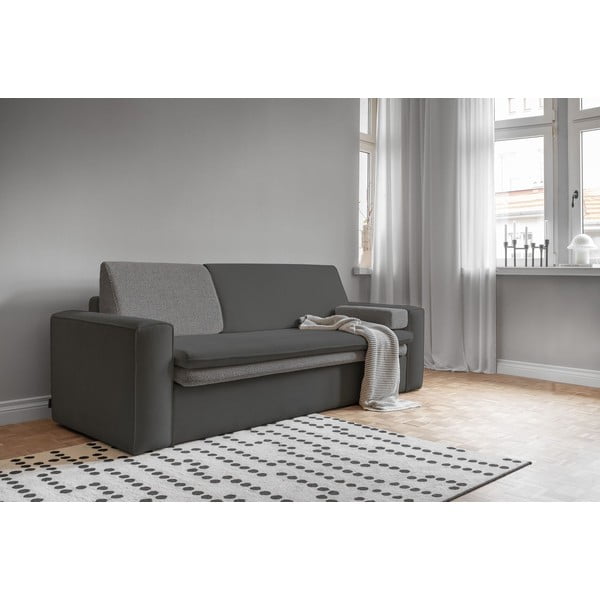 Tamno siva sklopiva sofa 237 cm Wilson – Miuform-image-2