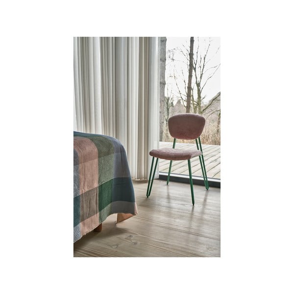 Svijetlo ružičasta blagovaonska stolica Styles – Villa Collection-image-3