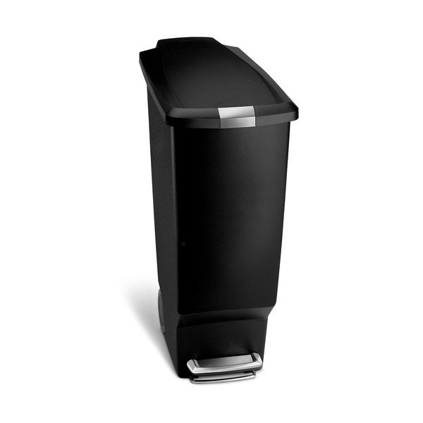 Crna kanta za otpatke s pedalom simplehuman Sisi, 40 l-image-2