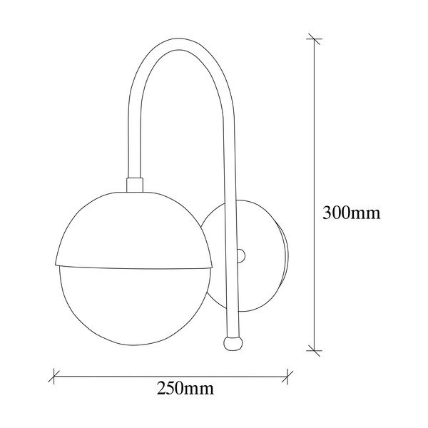 Zidna lampa u brončanoj boji Karsor – Opviq lights-image-4