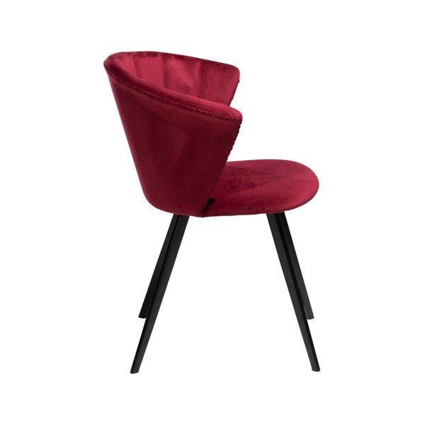 Crvena stolica DAN – FORM Denmark Merge Velvet-image-3