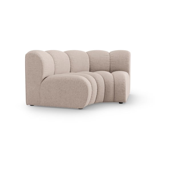 Bež modularna sjedeća garnitura od šenila (promjenjiva) Lupine – Micadoni -image-1