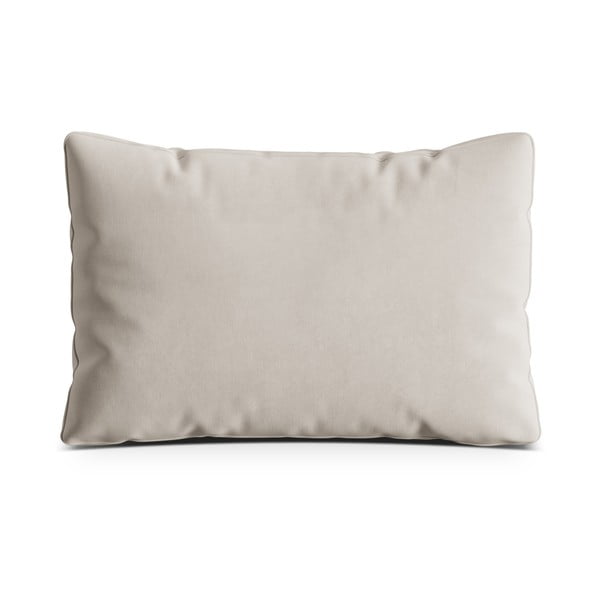 Bež baršunast ukrasni jastuk za sjedeću garnituru Kemi – Cosmopolitan Design