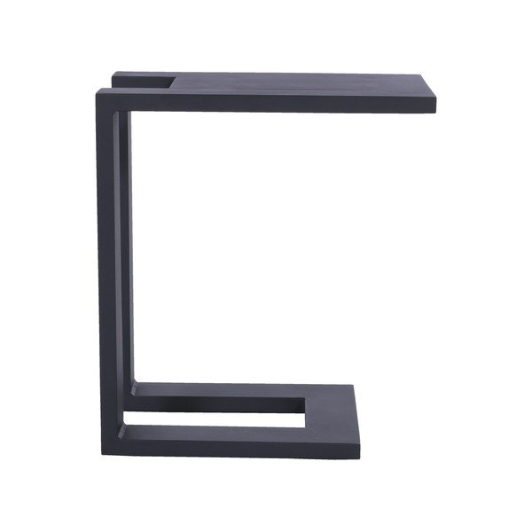 Crni vrtni stolić za ležaljku Hartman Tim-image-2