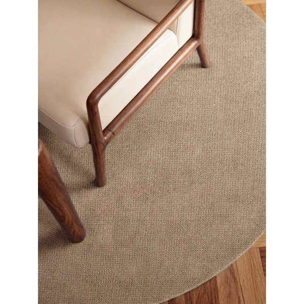 Bež ručno rađen vunen okrugao tepih ø 160 cm Greenwich – Ted Baker-image-1