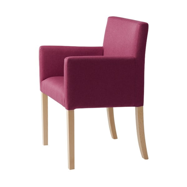 Tamno ružičasta fotelja Custom Form Wilton