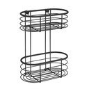 Crna tuš polica Wenko Trestina, 26 x 35 cm