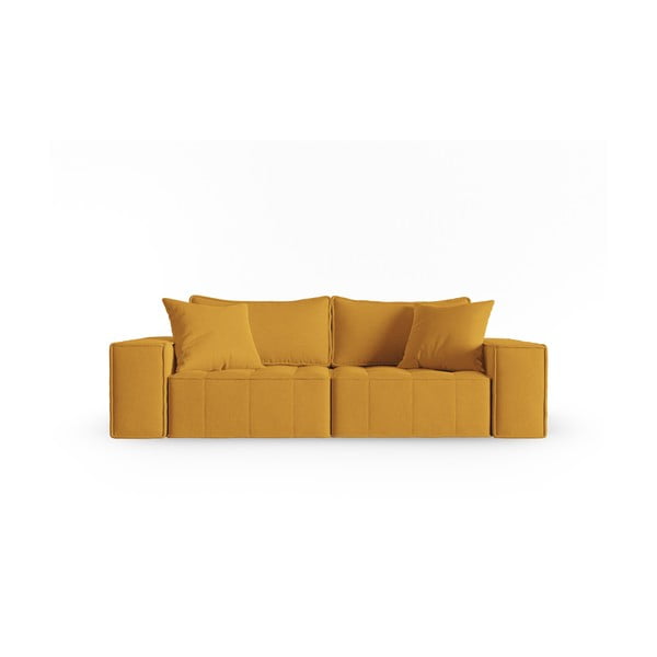 Žuta  sofa 212 cm Mike – Micadoni Home