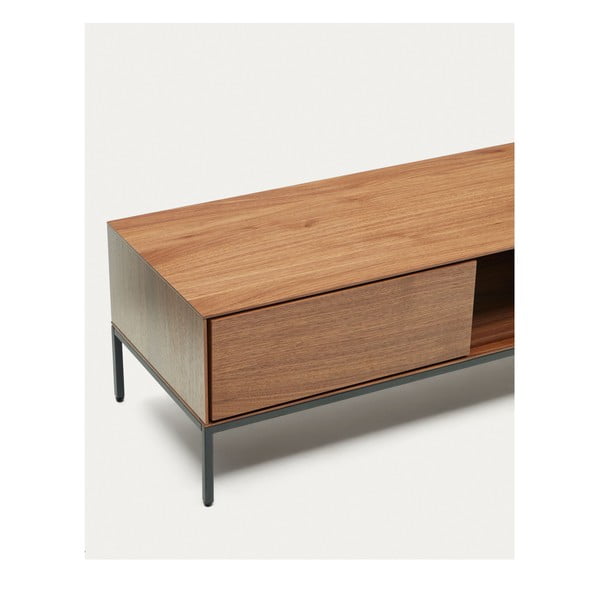 TV komoda u dekoru oraha u prirodnoj boji 195x35 cm Vedrana – Kave Home-image-4
