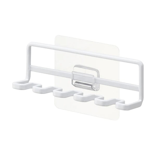 Bijeli metalni samoljepljiv držač za četkice za zube Film Hook – YAMAZAKI