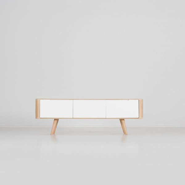 TV stolić od hrastovog drveta drveta Gazzda Ena, 135 x 42 x 45 cm-image-3