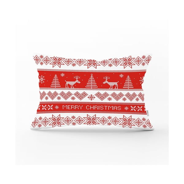 Božićna navlaka za jastuk Minimalističke navlake za jastuke Nordic Knit, 35 x 55 cm
