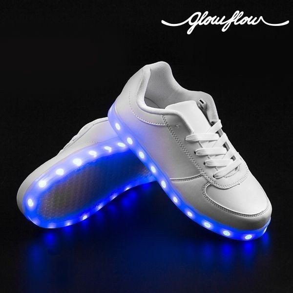 Bijele LED tenisice InnovaGoods GlowFlow Trainers, veličina 40-image-3