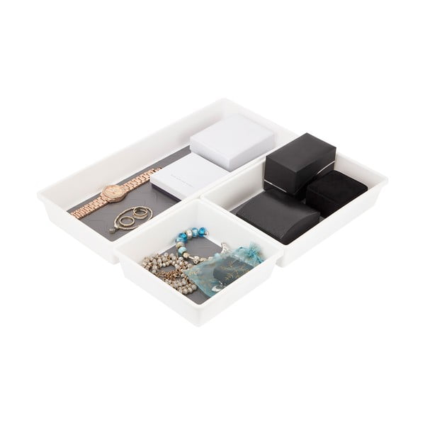 Set od 3 sivo-bijele protuklizne posude Addis-image-1