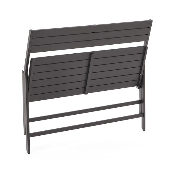 Crna metalna vrtna klupa Torreta – Kave Home-image-4