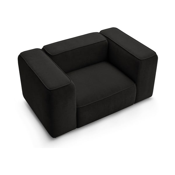 Crna fotelja Zephyr – Bobochic Paris-image-4