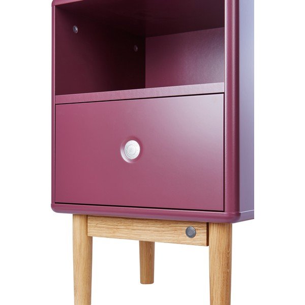 Tamno ljubičasti noćni ormarić Color Box – Tom Tailor-image-1
