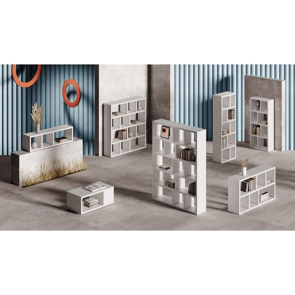 Bijela biblioteka 150x83 cm Berlin – TemaHome-image-1