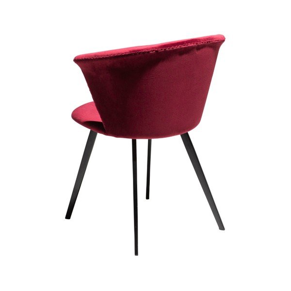 Crvena stolica DAN – FORM Denmark Merge Velvet-image-2