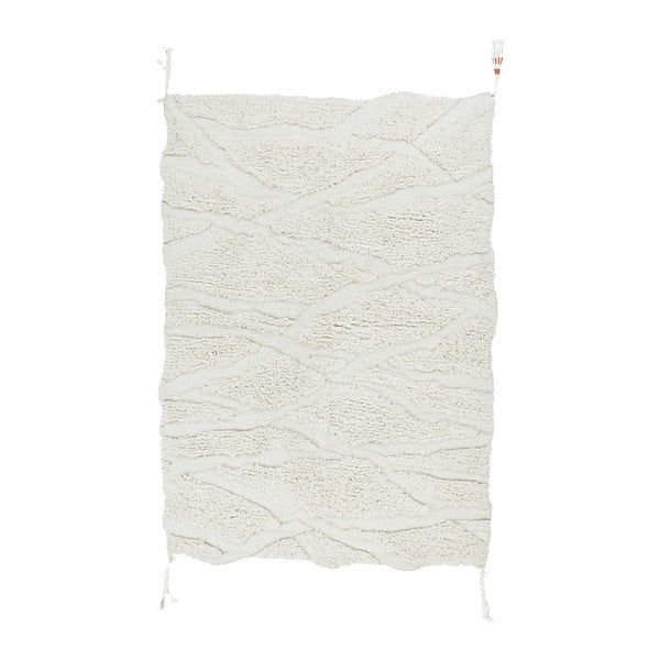 Bijeli periv/ručno rađen vunen tepih 170x240 cm Enkang Ivory – Lorena Canals