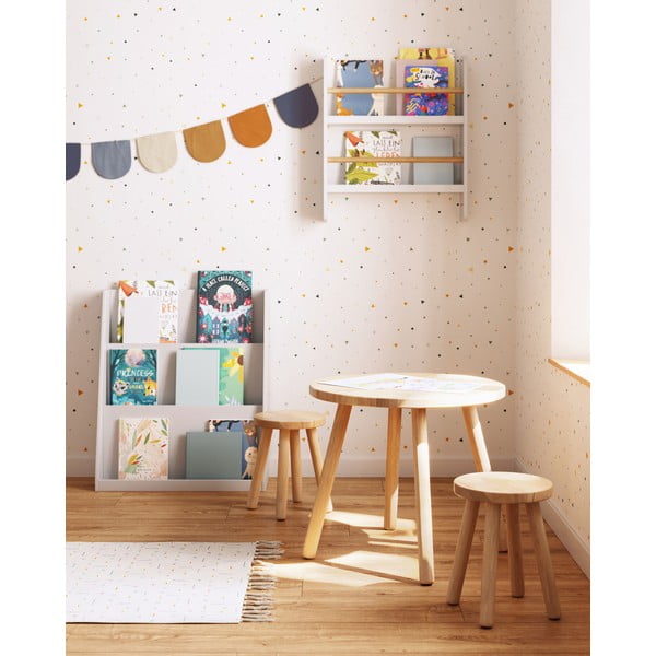 Bijela dječja biblioteka 59,5x69,5x23 cm Adiventina – Kave Home-image-3