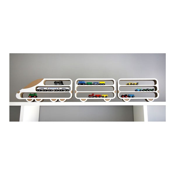 Set od 3 police Unlimited Design for Kids Locomotive and carriage-image-3