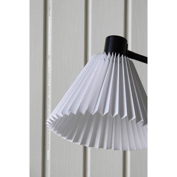 Bijela/crna stolna lampa s tekstilnim sjenilom (visina 59 cm) Mira – Markslöjd-image-3